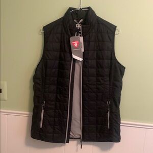 Black Quilted Vest